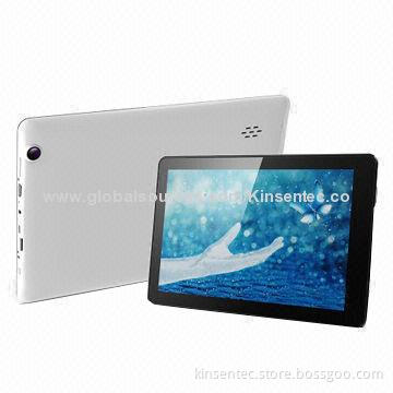 10.1-inch Tablet PCs, RK3188 Quad-core 1.5GHz, 1/16GB HDD, 1,280 x 800 Pixels, Support Bluetooth